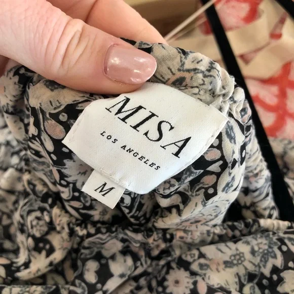 MISA Josephine Printed One-Shoulder Mini Dress - Picture 5 of 5